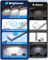 10 Inch 2200mAh Closet 6500K Dimmable Counter 3 Packs Under Cabinet Lighting, LED Battery Operated Rechargeable Motion