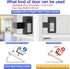 Anti-Theft Doorbell Mount, No-Drill Bracket for Video Doorbell Cover Holder, Does Not Block Sensor
