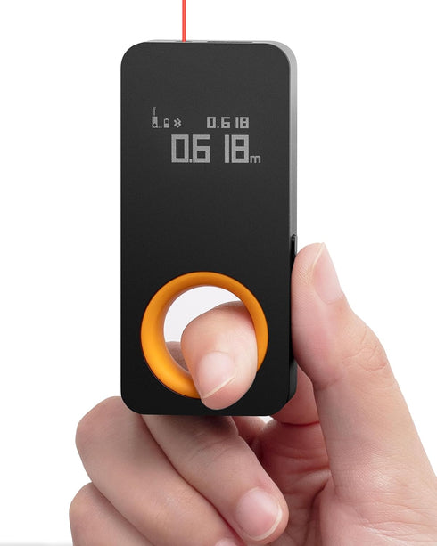 HOTO Laser Measuring Tool, Pocket-Size 98Ft Laser Tape Measure 2mm Accuracy, USB-C