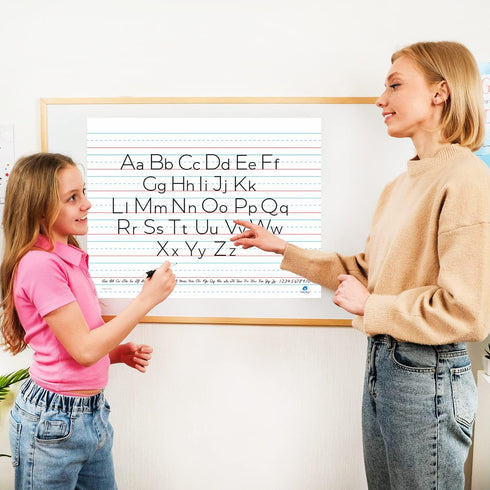 Jumbo Magnetic Handwriting Paper, Magnetic Lined Paper for Whiteboard, Giant Early Writing Page, Classroom Resources