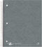 Roaring Spring 3 Subject Spiral Notebook, College Ruled, 120 Sheets, Double Pockets, 11" x 9", Assorted Colors