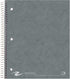 Roaring Spring 3 Subject Spiral Notebook, College Ruled, 120 Sheets, Double Pockets, 11" x 9", Assorted Colors