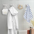 IBosins 4 Pack Towel Hooks, Heavy Duty Stainless Steel Hand Towel Holder for Bathroom, Living Room, Kitchen Closet