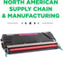 Clover Remanufactured High Yield Toner Cartridge Replacement for Lexmark C736/X736/X738 | Magenta