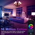 5W=40W A15 Smart Bulb, 1 Pack, Compatible with Alexa, Google Home, Color Changing, Dimmable LED