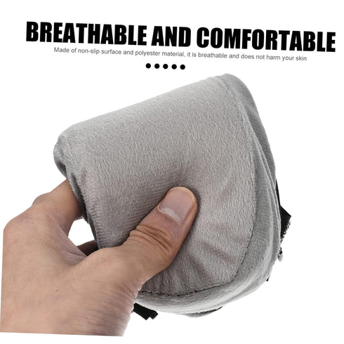 Elbow Memory Foam Armrest Pads Wear-resistant Non-slip Cushion Covers for Office Chairs Gaming Chairs Wheelchairs Gray