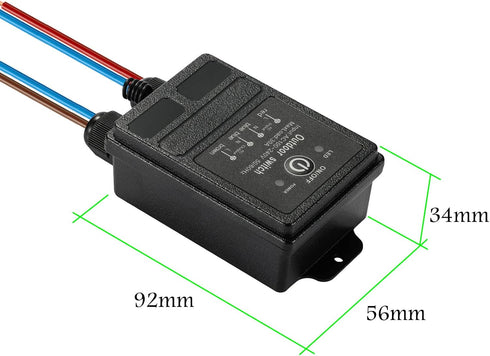 12V DC12V/24V/48V/72V 30A 328FT Barriers.(12V 100M) Wireless Relay Switch Remote Control Switch Relay with Long Range