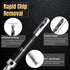 17Pcs Black Self Centering Drill Bit Set, 1/4" Hex Shank VIX Bit for Woodworking Metal Cabinet Window Door