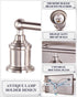 3-Light E26 Hallway(Bulb Vanity Light Fixture, Modern Brushed Nickel Wall Sconce Light Fixture, Industrial Bathroom