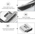 10pcs 21.6mm HARFINGTON Trailer Frame Wire Clips Length Solar Panel Wire Clip Stainless Steel Trailer Wiring Clips