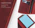 Leather Journal Cover for 3.5" x 5.5" Pocket Notebook with Pen Loop, Compatible with Rocketbook Mini - Wine