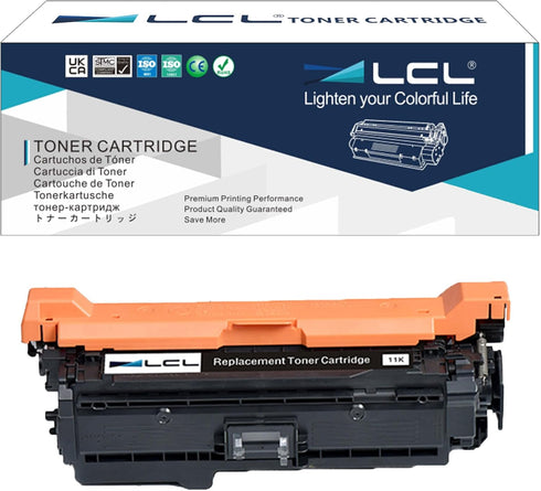 LCL Remanufactured Toner Cartridge Replacement for HP 507X 507A CE400X CE400A (1-Pack Black) for M575f M575c M575dn