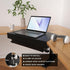 Clamp on Desk Corner Sleeve with Drawer, L Desk Connector Platform with Under Desk Drawer for Extender Desk Space