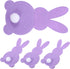 4pcs PRETYZOOM Easter Bunny Cutlery Holder Bags Adorable Tail Design for Festive Table Decor for Dinner Parties