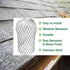 4 Pack Gutter Guards - Expand Aluminum Strainer Filter, Downspout Protectors, Stops Blockage Leaves Debris (3.5 Inch)