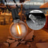 25FT G40 Bulbs Dimmable GPATIO Outdoor String Lights, Shatterproof Patio Lights, Waterproof Hanging Outdoor Lights