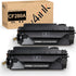 v4ink 2-Pack Compatible Toner Cartridge for HP 80A CF280A, Black Ink for HP Pro 400 Series