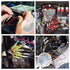 HKS 200 PCS Blue Heat Shrink Butt Connector, 16-14 AWG, Waterproof and Insulated Electrical Connectors