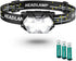 2000 Lumen 9 LED Headlamp, Ultra Bright with 6 Modes, Lightweight Adjustable Strap, IPX5 Waterproof for Camping