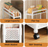 4 Slim Rolling Storage Cart for Small Space, Tier White Utility Cart Shelves Organizer, Plastic Storage Cart on Wheels