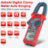 AstroAI Digital Clamp Meter Multimeter 2000 Counts Amp Voltage Tester Auto-ranging with AC/DC Voltage, AC Current, Resistance, Capacitance, Continuity, Live Wire Test, Non-Contact Voltage Detection by AstroAI