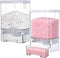 Rainmae 2 Pack Laundry Detergent Dispenser Set Wall-Mounted Containers for Scent Booster