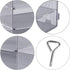 EASEPRES 5 Slot Mesh Desk Organizer Tray, File Paper Letter Holder for Office Home School Classroom Storage Accessories