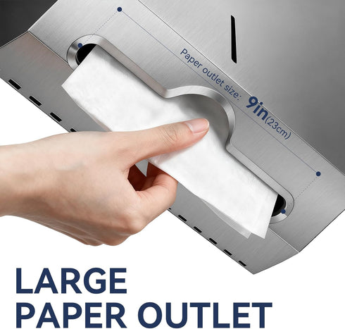 Commercial Paper Towel Dispenser Wall Mount Stainless Steel Hand Towel Dispenser Multifold C fold Hand Towel Dispenser
