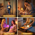 COOLNIGHT Kids,10 Brightness+10 Nursery,Touch+Remote+3600mAh 1h Baby Night Light for Colors Egg Light for Rechargeable