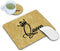Mouse Pad - Gold Glitter Quotes Crown Queen, Non-Slip Rubber Base Rectangle Mouse Pads for Laptop & Computer