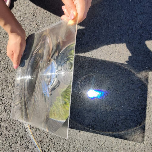 300x300mm, 600mm, 600mm) Fresnel Lens Large, Focal Length Acrylic Lens (not Glass), Olar Death ray for Physics