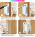 BDS-HOME 12Pack 15lbs Closet Cabinet Magnets Magnetic Door Catch for Kitchen Door Bathroom Cupboard Wardrobe Closing
