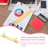 Uonlytech Notebook Binder, 2 Binder Clips, Ring Clip, File Holder, Spine Bar, Binding Combs, Metal Detachable