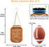 (2) Solar Outdoor Lanterns Waterproof, Hanging Rattan Lantern Lights for Outside, Solar lamp Outdoor Chandelier Idea