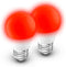 Red Light Bulbs for Sleep, 625nm Red Night Lighting 25w-40w Equivalent, Blue