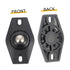 8pcs Self-Adhesive Box Casters - Quiet Rolling Wheels for Easy Moving