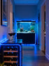 Blue Led Lights Strip Indoor Rope Lights Easy DIY Cuttable Strip Lights for Fish Tank Bar Room Bathroom Living Room