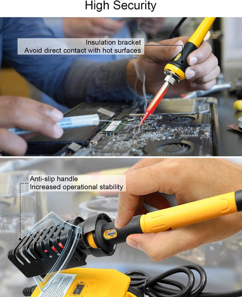 Soldering Iron Station for Dewalt 20V/18V Batteries, Portable Cordless Tool for DIY Appliance Repair
