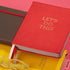 C.R. Gibson Red Leatherette "Let's Do This" Dot Grid Notebook, 6" W x 8.5" L, 240 Pages for Writing