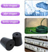 YXQ Rubber Conical Plugs, 18mm to 24mm, 6 Black Sealed Laboratory Rubber Plugs for Test Tubes