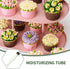 50Pcs jojofuny Transparent Flower Tubes for Fresh Flower Arrangements Hydroponic Nutrient Vials for Roses Carnations