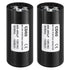 PATIKIL Motor Start Capacitor, 2 Pack 400-480uF/Mfd 125V 50/60Hz CD60 Run Capacitor for Electric Motor