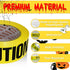 1 3 Inch 1000FT SWRT Roll Premium Yellow Caution Tape, x Bright Hazard Tape with Bold Black Text for Danger