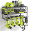 SUNALLY Power Tool Organizer, Heavy Duty Iron, 3 Layers Storage Rack with
