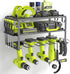SUNALLY Power Tool Organizer, Heavy Duty Iron, 3 Layers Storage Rack with
