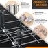 30 Sets Stainless Steel Gridwall Joining Clip Connectors, Grid Panel Joining Clips for Grid Panels