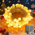 33FT 100LED Christmas Lights Indoor, Globe String Lights for Bedroom 8 Modes