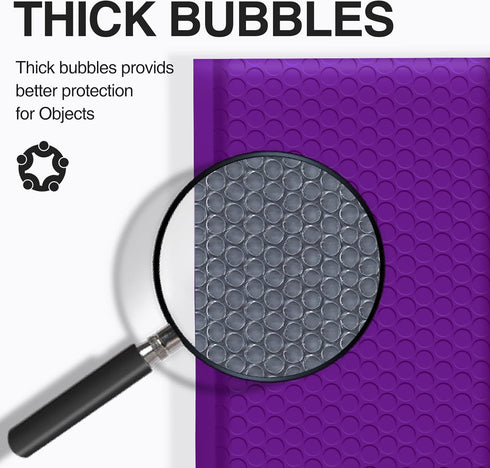 UCGOU Bubble Mailers 6x10 Inch Purple, 25 Pack Poly Padded Envelopes for Small Business Mailing