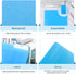 EOOUT 30pcs Colored File Folders, 8.6" x 11.6" Manila Plastic Folders, 3 Tab Poly Folder with Labels