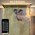 16.4ft 3000K Dimmable Tatazone Smart White COB Led Strip Light with App and Remote, Bright Warm White WiFi COB Light